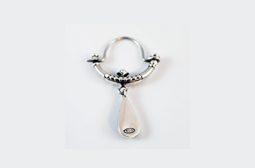 Small Earrings with Round Stones  "Daghdghan" thumbnail